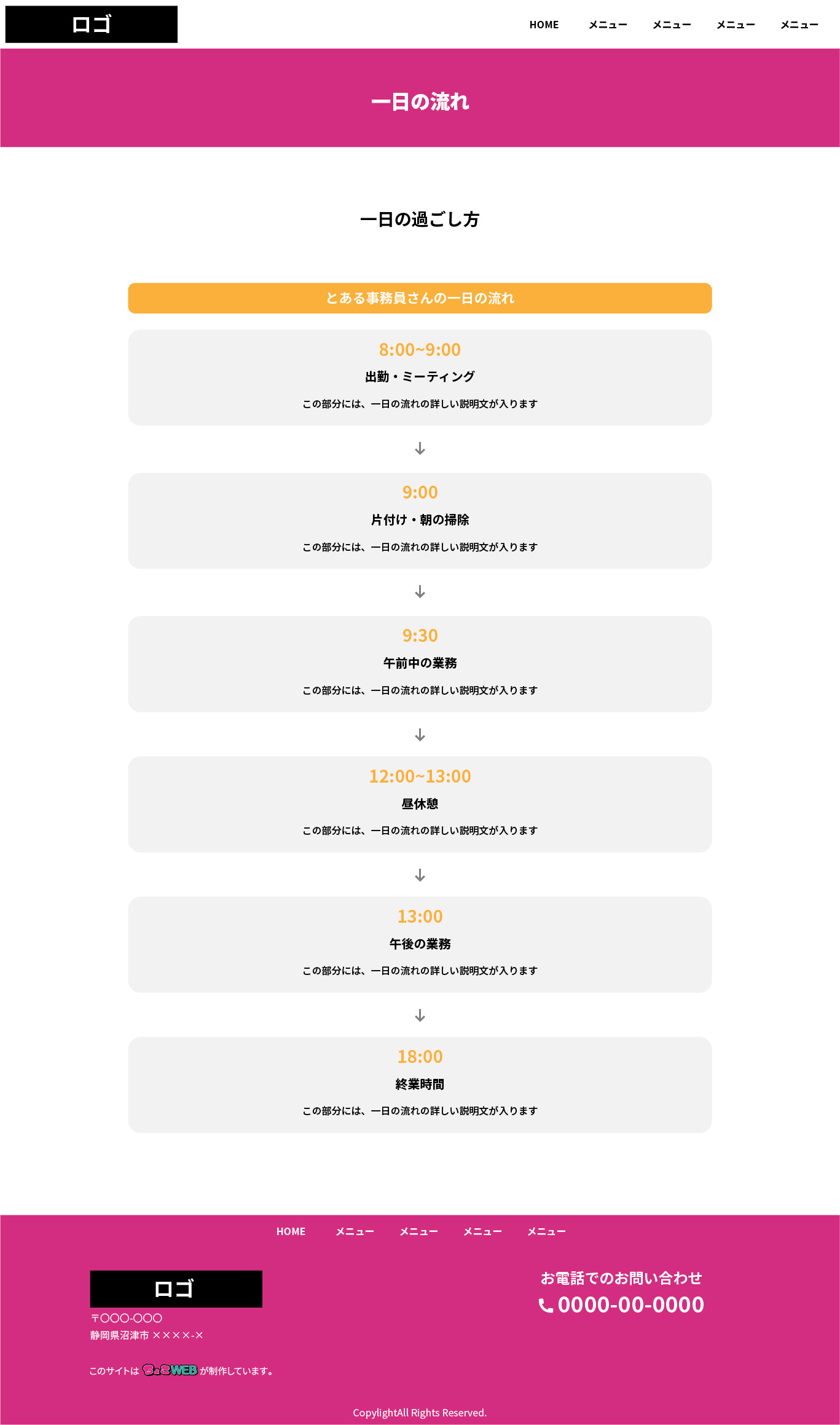 三重県で格安・短納期・おまかせでホームページ制作するなら「ちょこWEB」｜制作ページイメージ